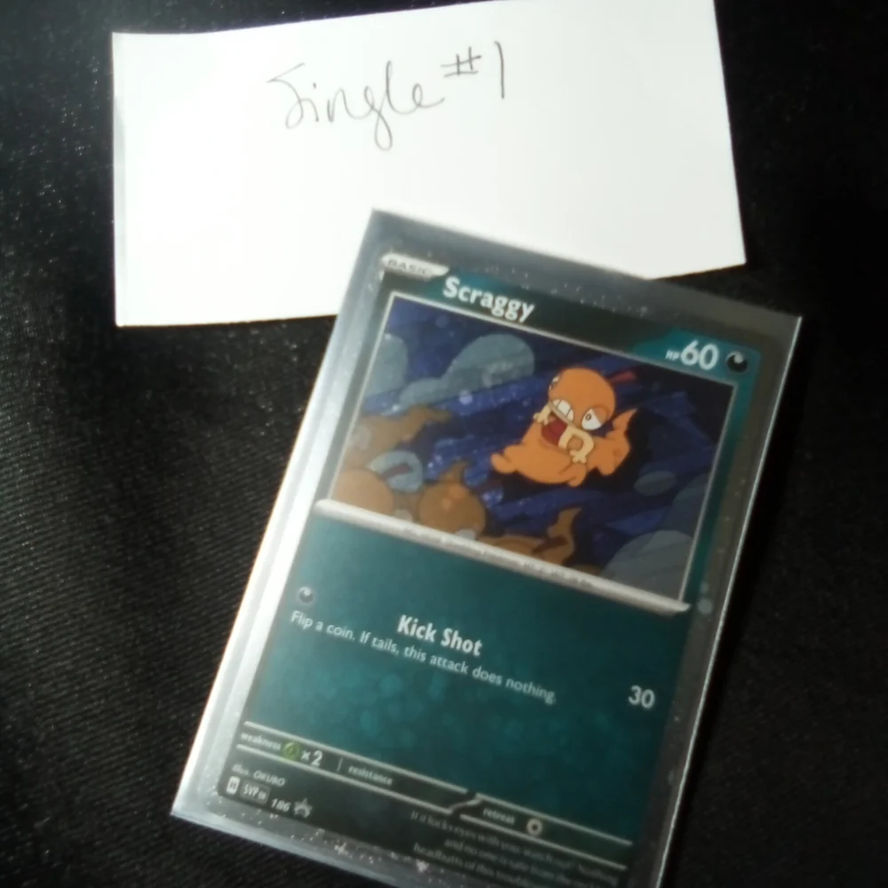DOUBLE🍥🍥 SWIRL Plus 2 More Swirl Black Star Promo Cosmo Scraggy SVP 186 Cards